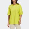 Adidas Originals Adicolor Essential Comfortable Short Sleeve Drop Shoulder T-Shirt Women Tops Yellow H45580