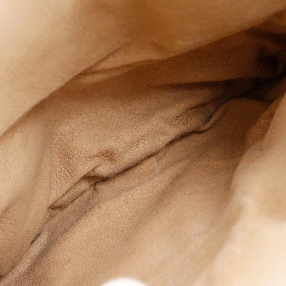 Gucci Old Gucci Shoulder Bag Micro GG Vintage Beige PVC Women Used