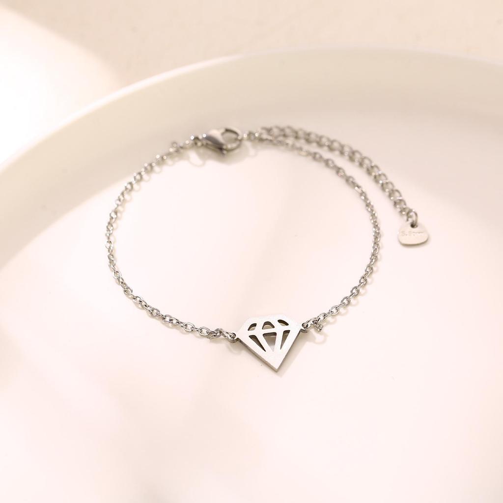 Stainless Steel Animal Fruit Bracelet - Kitten, Puppy, Strawberry Design