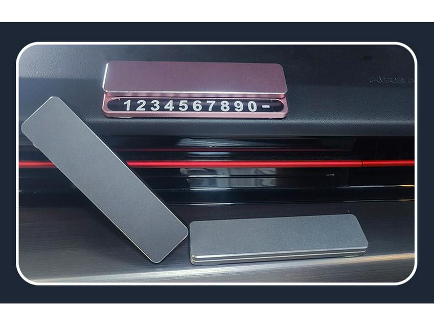 Temporary Parking Mobile Phone Number Car Plate Hidden Ornament