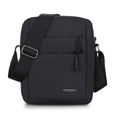 Multi-functional Men's Bag, Men's Casual Shoulder Bag, Simple Messenger Bag, Solid Canvas Business Crossbody Bag, Purse Handbag