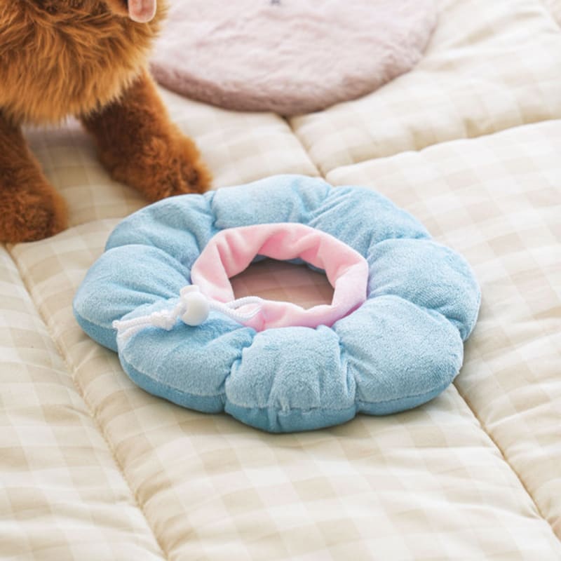 [Haustier] Blumenförmiges Kissenhalsband Klein