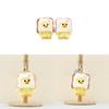 Cute Duck Bread Pendant Cartoon Plush Toy Little Duck Doll Keychain Pendant Bag