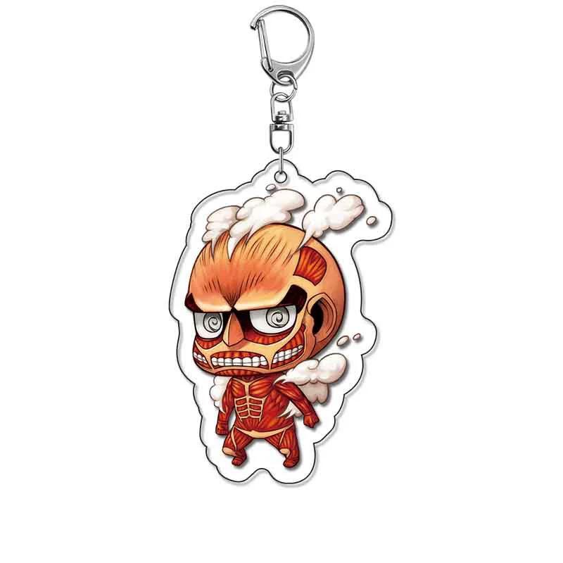 Attack On Titan Wings Of Liberty Keychain Featuring Eren Levi Hange Mikasa And Armin.