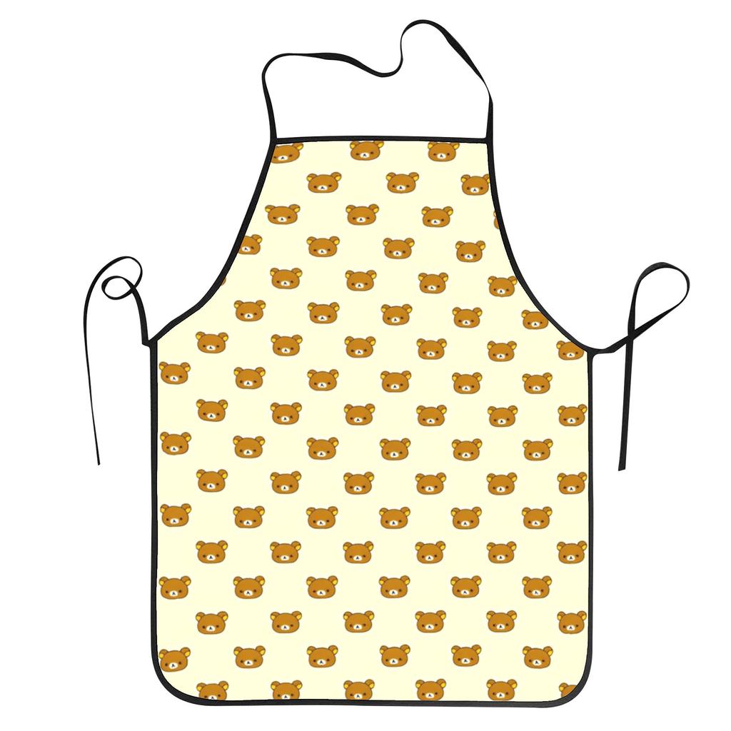 Rilakkumas Cuisine Grill Baking Apron Antifouling Cartoon Pinafore for Unisex Chef Restaurant