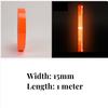 15 mm/30 mm DIY reflekterende klistremerker for biler, motorsykler, elektriske sykler, hjelmer, refleksremser Sikkerhetsadvarsel felgdekaltape