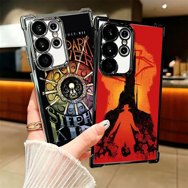 Stephen King The Dark Tower Soft Phone Case For Samsung Galaxy S26 Ultra S25 Edge S24 FE S23 Plus S22 S21 + S20 Plating Anti-Fal