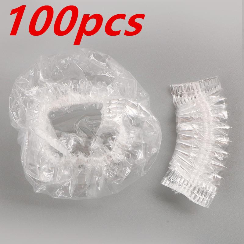 Disposable Waterproof Ear Cover Transparent Protector Cap for Hair Dyeing Bath Shower Earmuffs Cap Hairdressers Barber Accessory