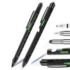2 Pcs 9-in-1 Multi-Tool Pen Cool Pen Set with LED Light Pliers Screwdrivers Bottle Opener Christmas Birthday Father's Day Gifts for Men Dad Grandpa