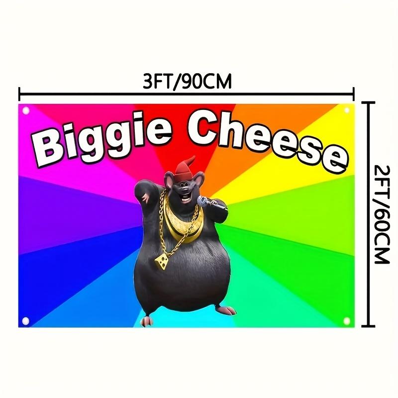 Vibrant Biggie Cheese Tapestry Adding A Splash Of Color And Quirkiness To A Modern Minimalist Room