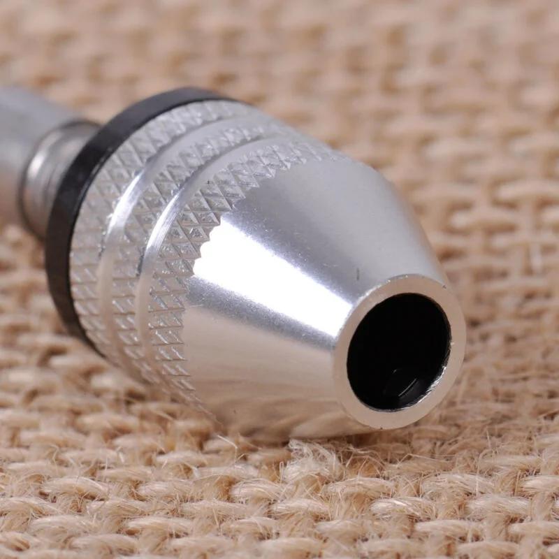 1pc Mini Keyless Drill Chuck 0.3-3.4mm Electric Drill Screwdriver Impact Driver Convertor Collets Fixture Quick Change Adaptor