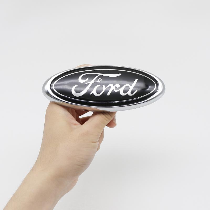 Ford 14,5 cm Autó Első Motorháztető Embléma ABS Jelvény Borítás Ford Focus Ranger Mustang Kuga Mondeo Fiesta Explorer Transit Kiegészítőkhöz MD4