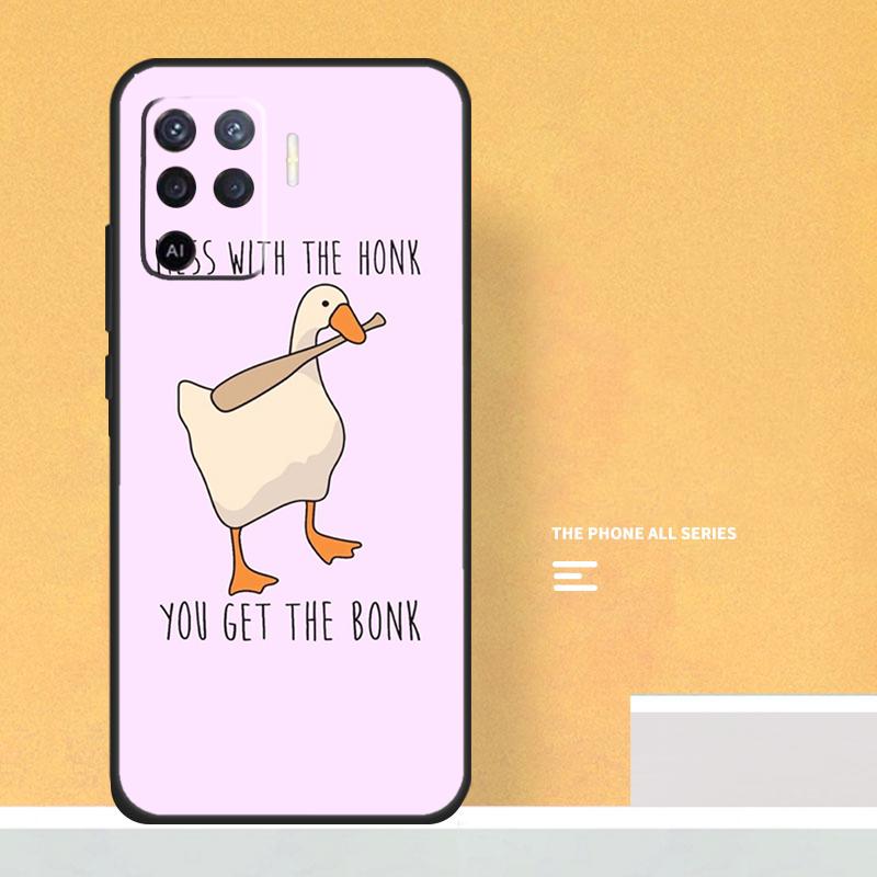 Funny Cartoon Duck Case For Oppo A80 A60 A40 A6 A5 Pro A15 A16 A17 A57 A94 A74 A54 A76 A96 A18 A38 A58 A78 A98