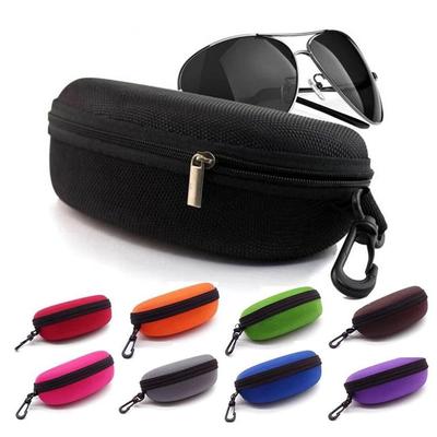 Portable Hard Oxford Cloth Zipper Box Eyewear Storage Case Sunglasses Reading Glasses Carry Bag Eyeglass Packaging Case