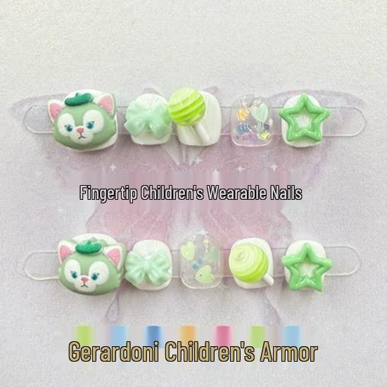 Gelatoni Sanrio Detachable Children s Nail Art Stickers Gerardoni Children s Armor