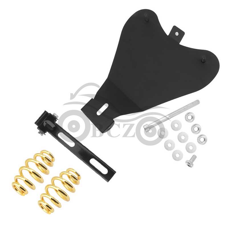 Harley Cruiser Retro Single Seat Cushion with Spring Bracket