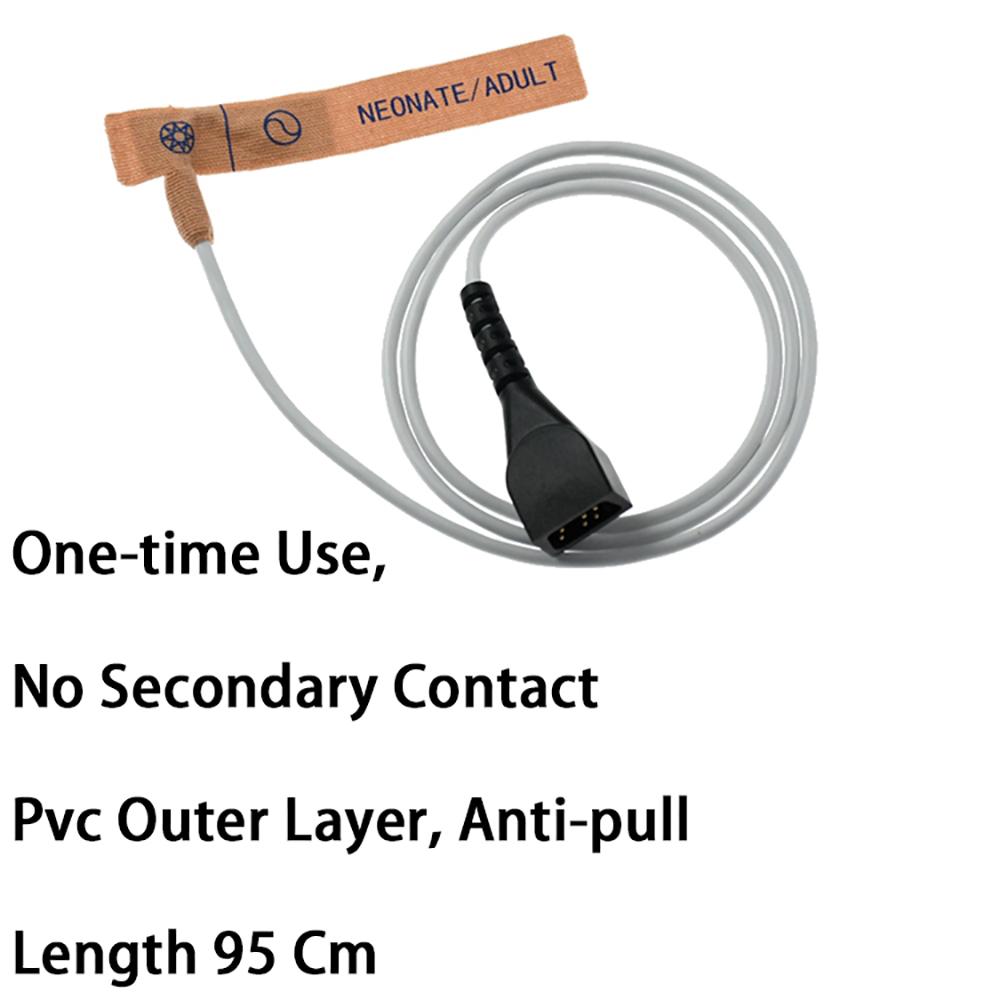 Compatible for NINON 7 Pin Patient Monitors, Disposable SPO2 Probe Sensor, SPO2 Finger Sensor,  Blood Oxygen Saturation Data Monitoring