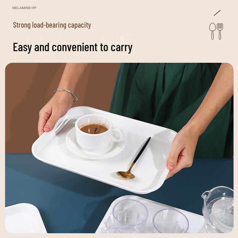 WEIMINGNUO A5 Melamine Rectangular Serving Tray