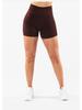 Pantaloni scurți de yoga fără cusături cu talie înaltă: Pantaloni de fitness Peach Lift pentru femei