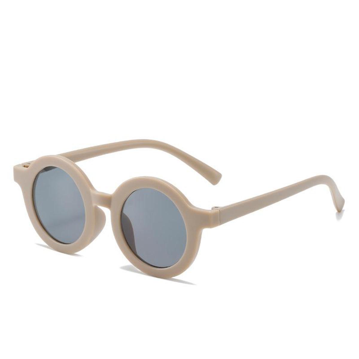 

New Fashion Round Frame Candy Color Sunglasses Kids UV Protection Beach Glasses