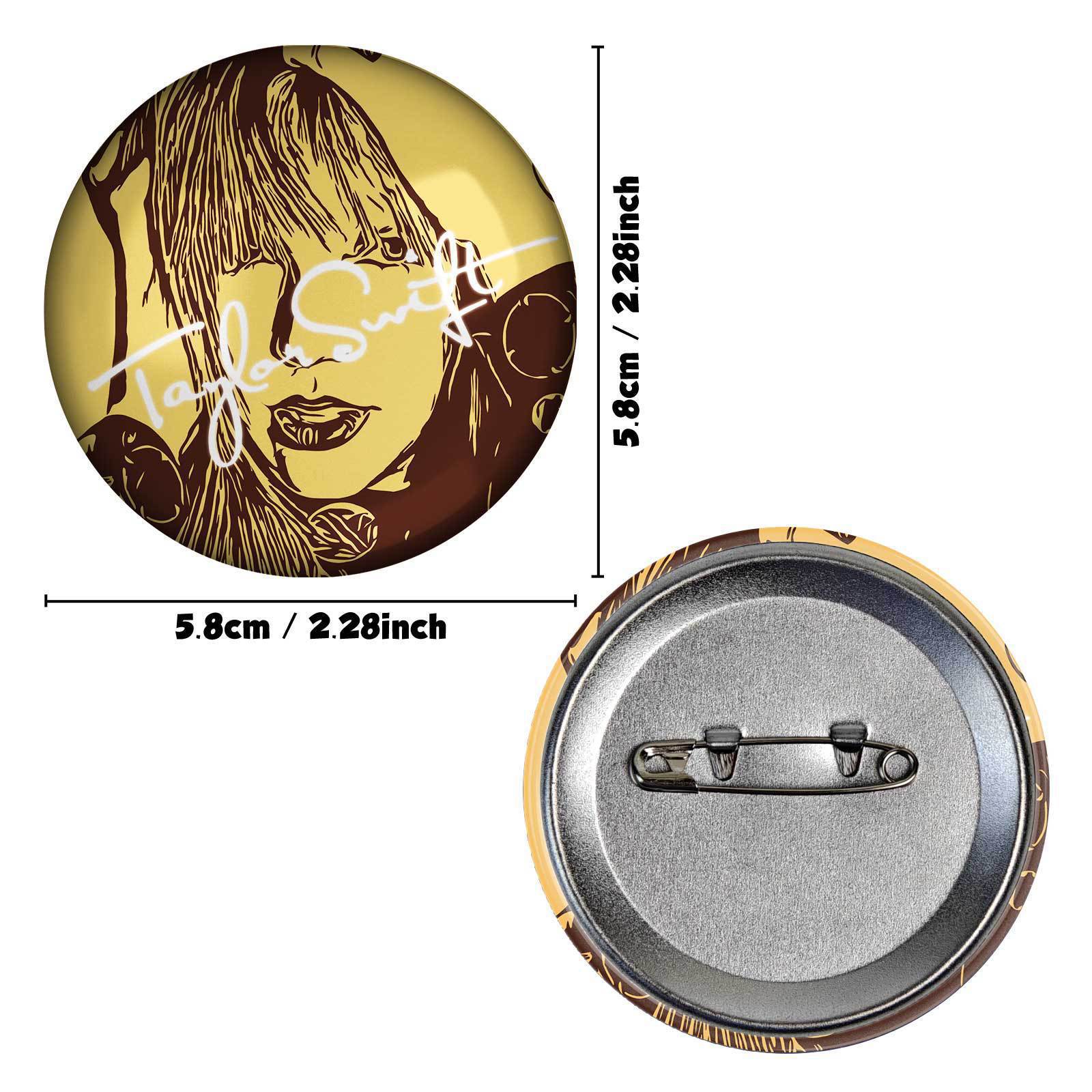Creative Card Taylor Swift Personality Singer Swiftie Alphabet Brooch Taylor