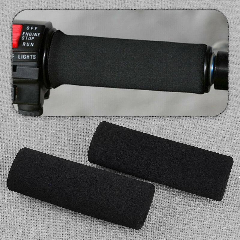 

NEW 1 Pair Motorcycle Handle Handlebar Grip Cover Sleeve Fit for BMW R1200GS Adventure Non-slip Anti-vibration Black Foam