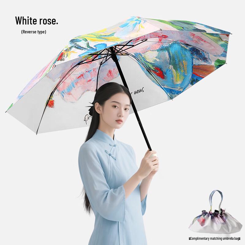 Oil Painting Series UV Protection Umbrella