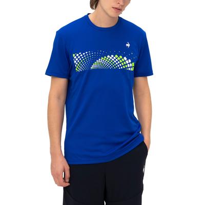 Tricolor Print Game Short Official JTA Shirt, Sleeve, Moisture-Wicking, Quick-Drying, UV-CUT (UPF 15), Approved, BL00(LN5SHTD0M)