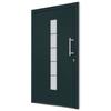 VidaXL Front Door Aluminium and PVC Anthracite 100x210 Cm