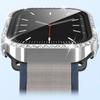 Bling Glass+Cover For Apple Watch 10 42mm 46mm Diamond Hard PC bumper+Screen Protector Case Iwatch Series 10 Accessories