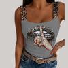 2023 Women's Sexy Lip Print Suspender Vest Tops