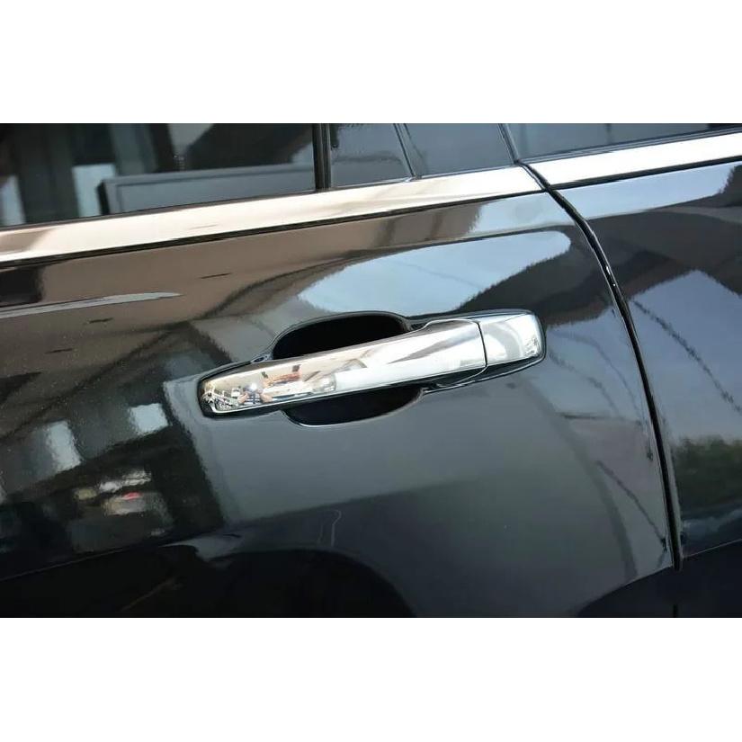 Funduoo For Dodge Grand Caravan  / Avenger 2008- New Chrome Car Door Handle Cover Trim Sticker