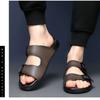 Mode 2024 Neue Designer Lässige Schnalle Herrensandalen Mode Retro Zehenfrei Weichsohlige Outdoor Strandschuhe Pantoletten für Herren