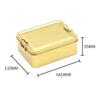 With Lid Tinplate Box Rectangular Shape Durable Material Rectangular Iron Box High Quality With Buckle Metal Storage Box
