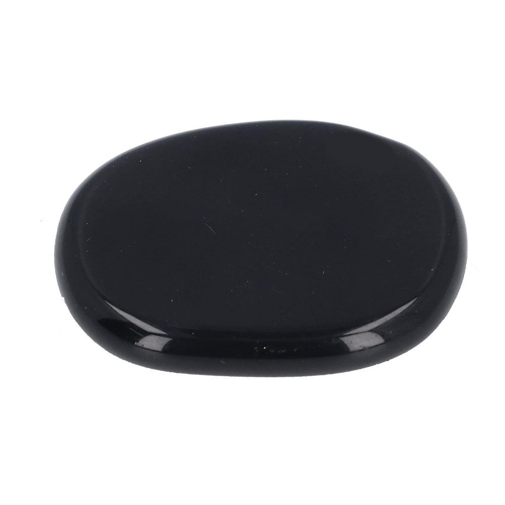 Mineral Craft Worry Stone Black Balance Stone Crystals Pocket Worry Stone Home Office Use