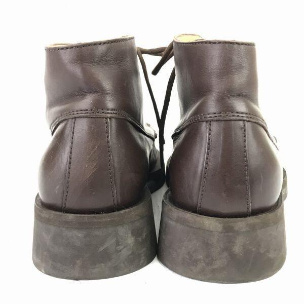 Patrick Cox Wannabe Leather Chukka Boots [41.5/26.0/Brown] Shoes(USED)