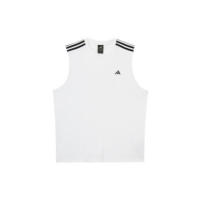 Sportlich Lässig Gestreiftes Basketball-Tanktop Herren Tops Weiß KE5907