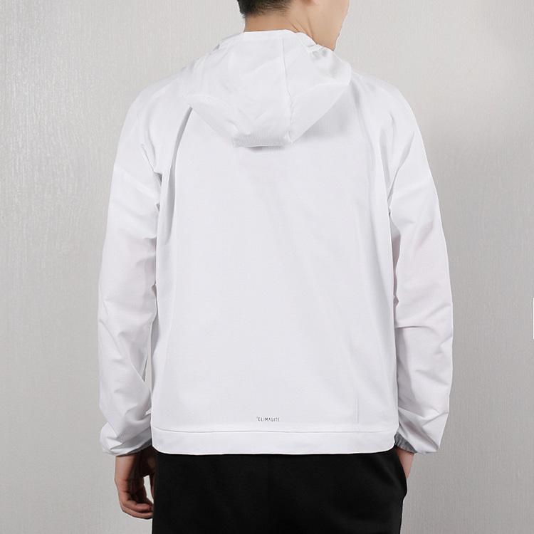 Adidas Casual Sports Woven Jacket Men Jackets White DV1101