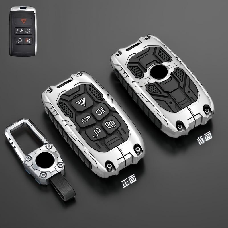 Metal Car Remote Key Cover Case Holder Shell Chain Fob For Land Rover New RangeRover Sport Evoque Freelander Velar Discovery LR5