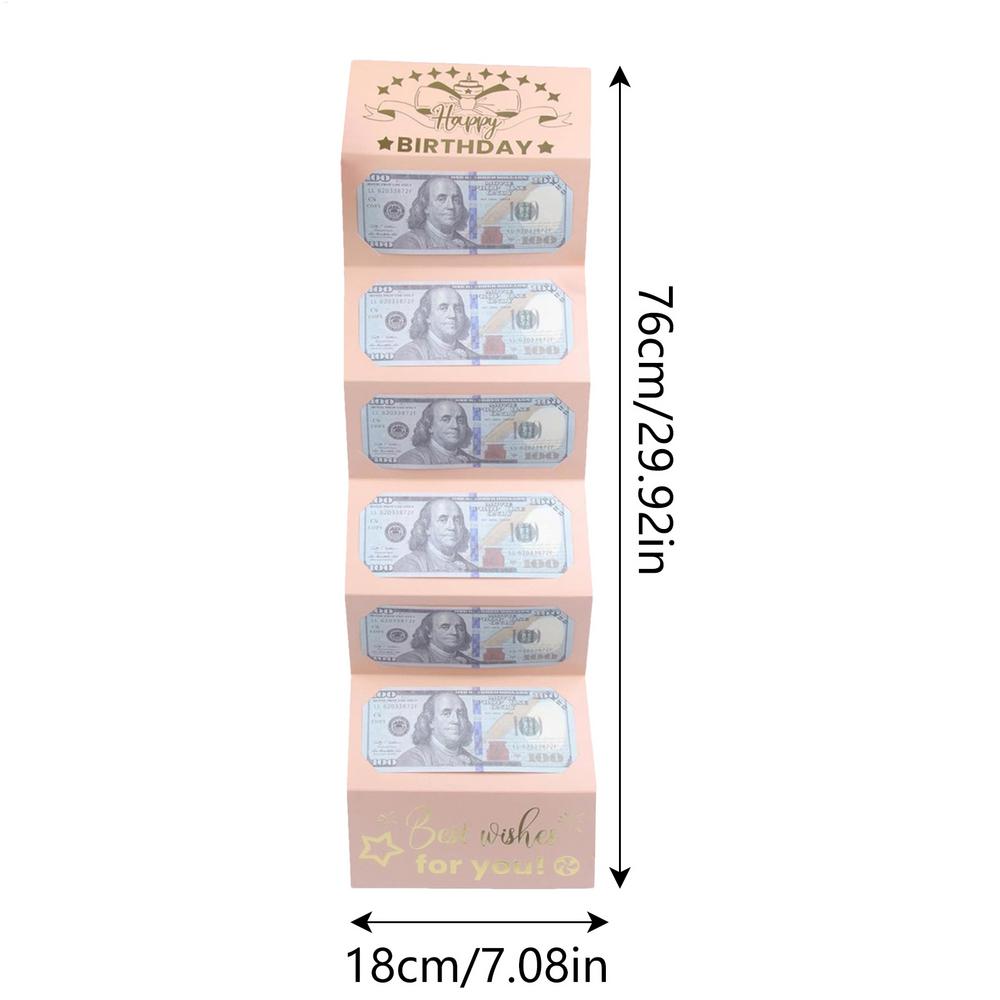 Birthday Gift Wallet Greeting Card Creative Birthday Folding Cash Holder Folding Red Envelope Birthday Gift Envelope For Kids