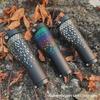 Retro Leather Shock-Absorbing Long-Distance Mountain Bike Grips
