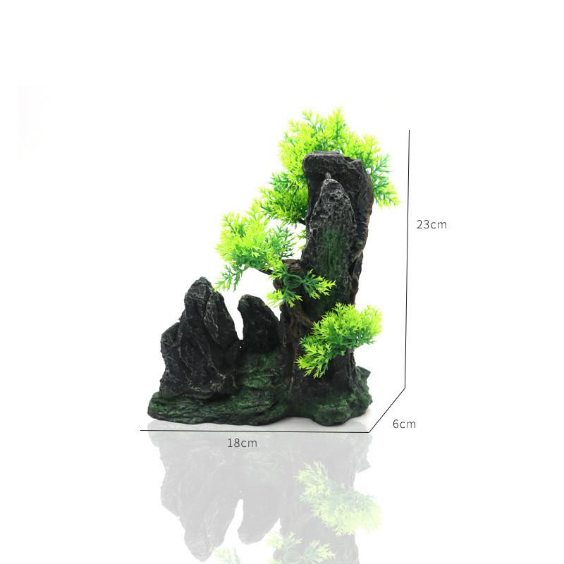 

Simulation Rockery Decorative Rocks Landscape Fish Tank Decoration for Aquarium Decor Ornaments Resin Rockery Aquarium Furniture