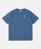 ALL DAY HOOPS Hoop S2 Logo Short Sleeve T-Shirt Blue