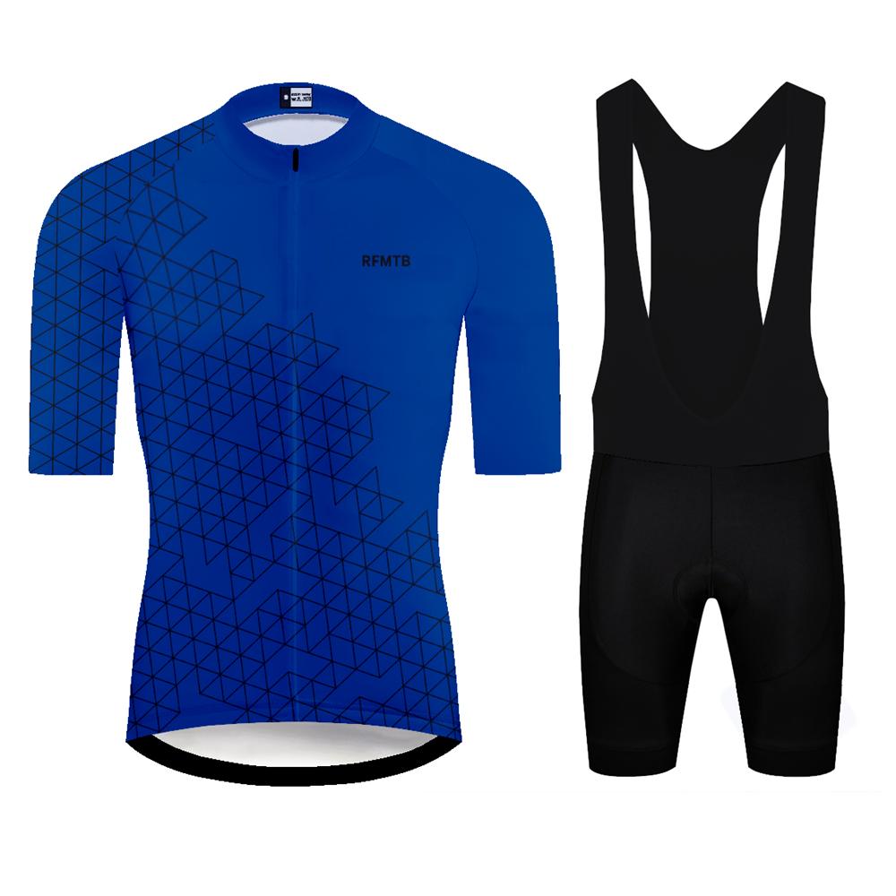 

Мужской комплект джерси с коротким рукавом для велоспорта Удобная дышащая велосипедная одежда для спорта Велошорты с лямками Фитнес XXL
