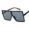 Nowe Vintage Kwadratowe Oversize Okulary Przeciwsłoneczne Kobieta Luksusowa Marka Duża Oprawka Okulary Przeciwsłoneczne Damskie Czarne Leopard Gradientowe Oculos De Sol