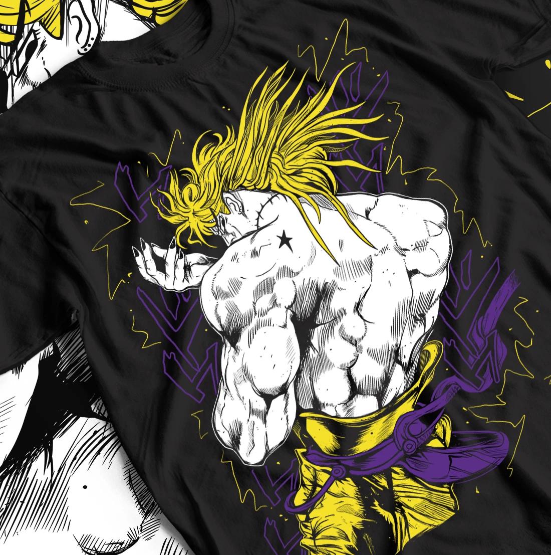 JoJo Bizarre Adventure Shirt Jotaro Kujo shirt Dio Giorno Shirt Anime Shirt Gift M