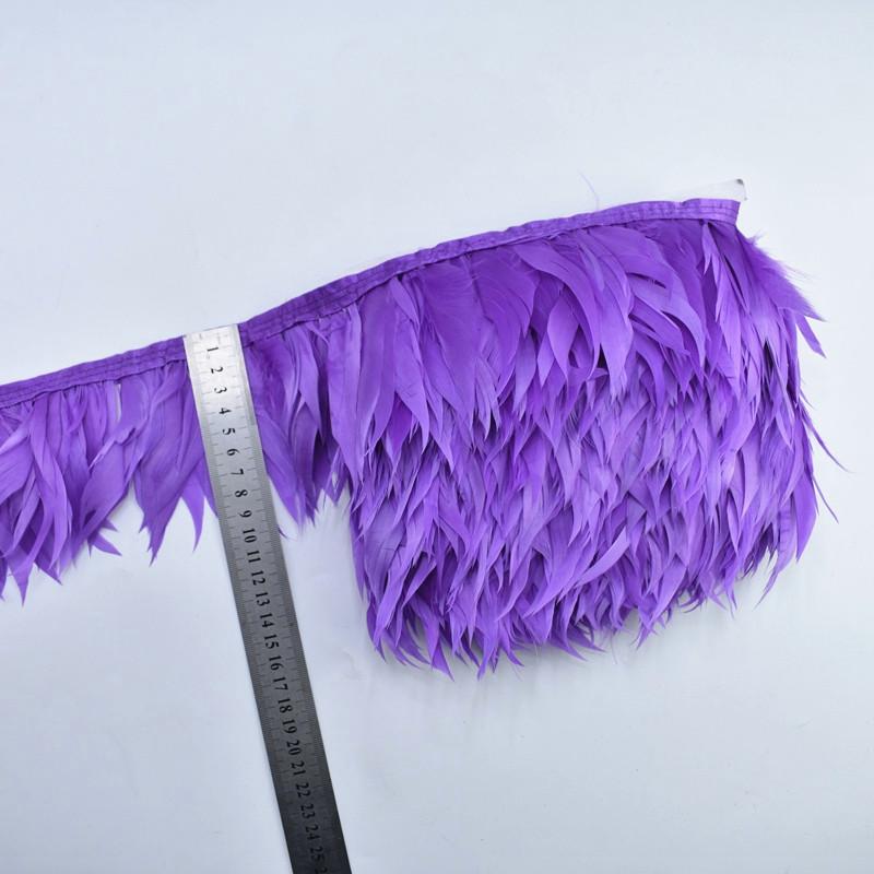 1Meters Dark Green Shred Goose Feathers Trims Geese White Pheasant Feathers for Crafts Fringe Ribbon Wedding Feathers Decoration