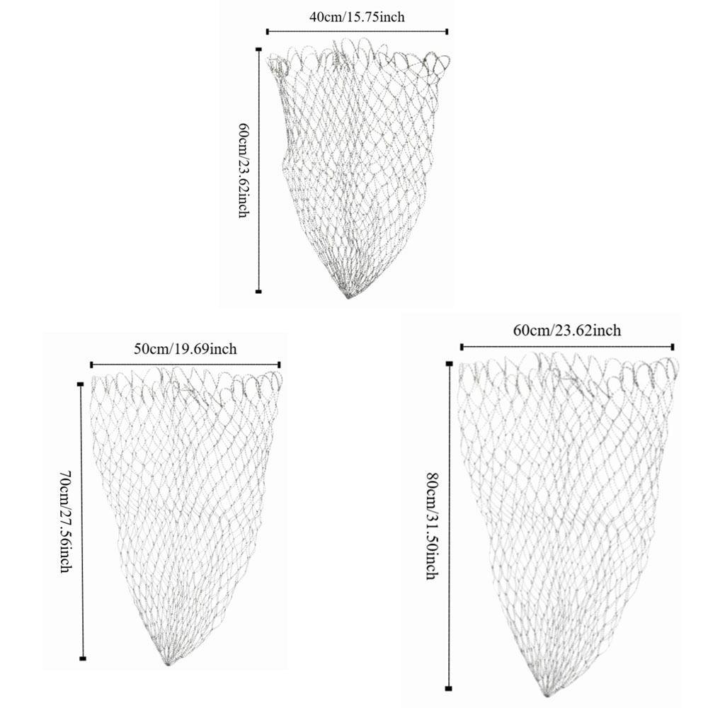 Nylon Replacement Net Soft Landing Net Durable Fly Fishing Net Saltwater Fishing