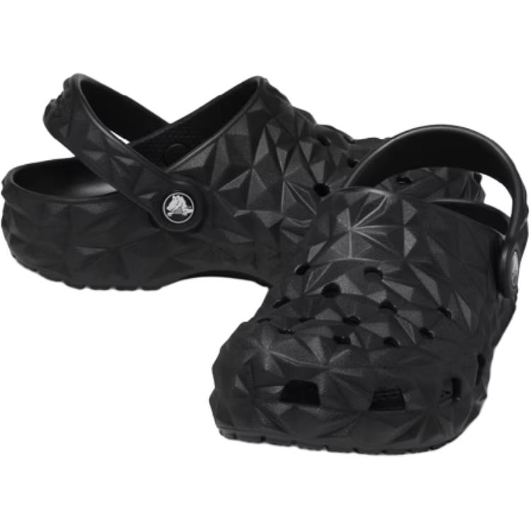 Crocs Classic Clog Fashionable Comfortable Durable Breathable Low-Top Sandals Kids Sandals Black 209572-001
