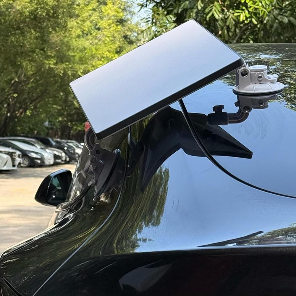 Signal Bracket Mount for Starlink Antenna with Suction Cup Base Compatible with Most Automotive Roof Materials